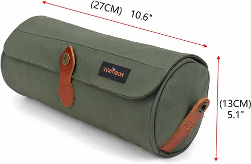 Vista 4 de Tourbon Bolsa de asiento de silla de montar para bicicleta, bolsa de soporte para teléfono