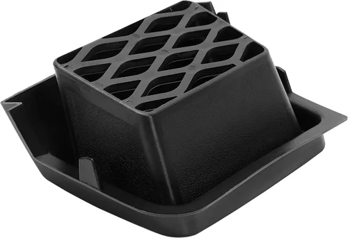 Vista 9 de HECASA Juego de conductos de aire de pinza compatible con Chevy Silverado 1500 2003-2007 negro parachoques delantero derecho e izquierdo conducto