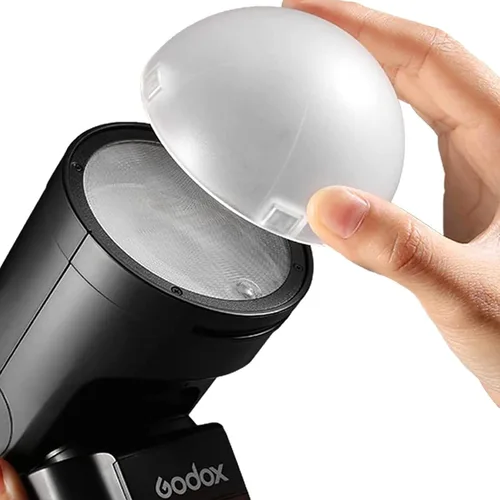 Vista 3 de Godox AK-R11 - Cúpula difusora de flash para flash de cabeza redonda V1