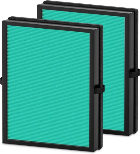 Vista 6 de Paquete de 2 filtros de aire MK04 de repuesto para purificador de aire AROEVE MK04 MG04JH DH-JH04, filtro premium de 4 capas para polvo, caspa