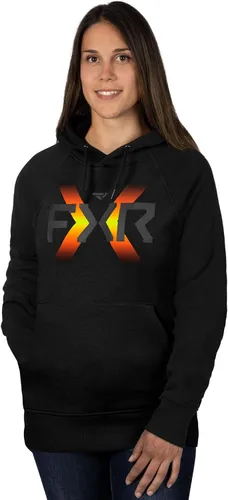 Vista 4 de FXR Victory - Sudadera con capucha y bolsillo para teléfono de manga larga, color negro