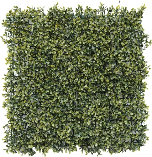 Vista 25 de Windscreen4less 1 panel artificial de boj de 20 x 20 pulgadas, decoración de pared verde hierba sintética para decoración de interiores