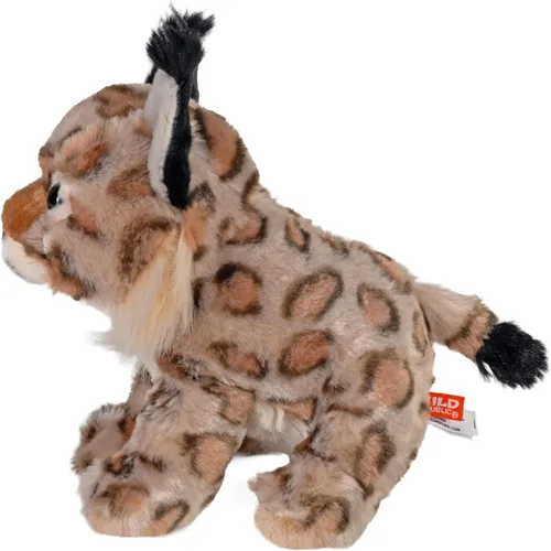 Vista 3 de Wild Republic Bobcat - Peluche de peluche, regalo para niños, abrazos, 8 pulgadas, multicolor