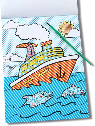 Vista 7 de Melissa & Doug, libro para pintar My First Paint with Water, 4 estilos a elección, talla única , Vehículos