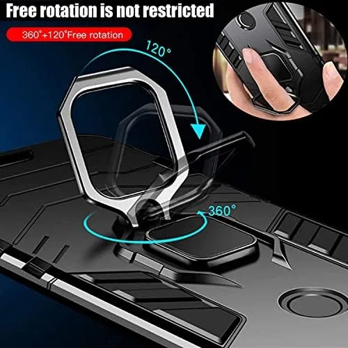 Vista 4 de ZMONE - Funda protectora para Honor X8 5G, Honor X6, Honor X6s, con protector de pantalla de vidrio (paquete de 2), resistente de doble capa, grado