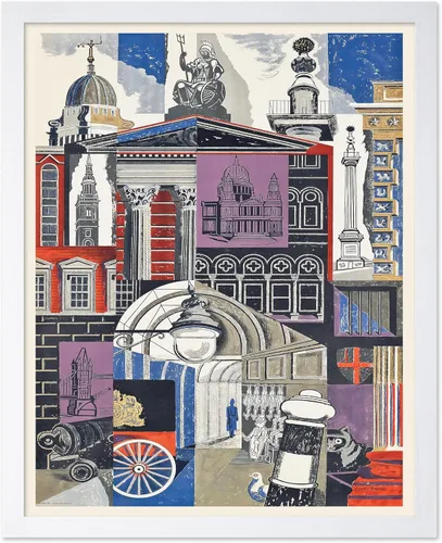 Vista 14 de Poster Master Póster de viaje vintage, impresión de Grecia, arte de Atenas, arte de la bahía de Castella, regalo costero para él, ella, amante