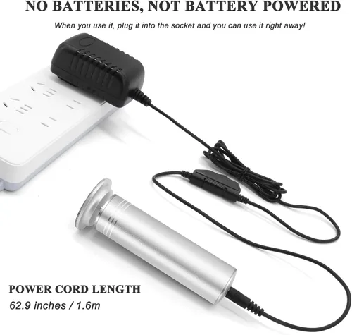 Vista 8 de Removedor de callos eléctrico mejorado para pies, 1200 rpm, velocidad ajustable, lima eléctrica profesional para pies, pedicura, lijadora de pies