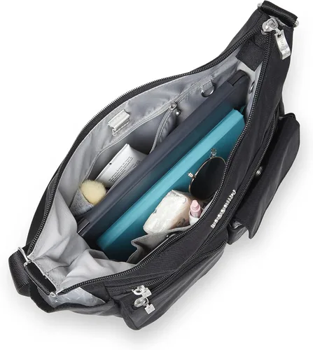 Vista 4 de Baggallini Modern Everywhere Bagg - Water-resistant Lightweight Hobo Crossbody Bag for Women - Easy-Access Phone Pocket
