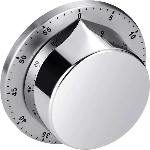 Vista 9 de Albayrak Temporizador de cocina, temporizador de cocina de chef con alarma fuerte, no requiere baterías, 100% mecánico, respaldo magnético