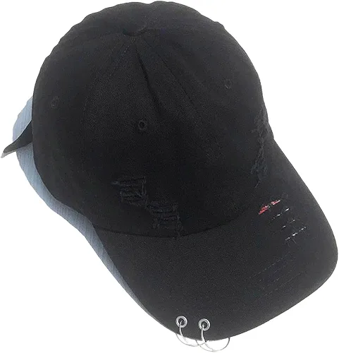 Vista 2 de Belsen - Gorra de béisbol con diseño de dril de algodón envejecido, estilo vintage
