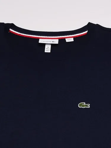 Vista 2 de Lacoste Camiseta de algodón con cuello redondo para niños