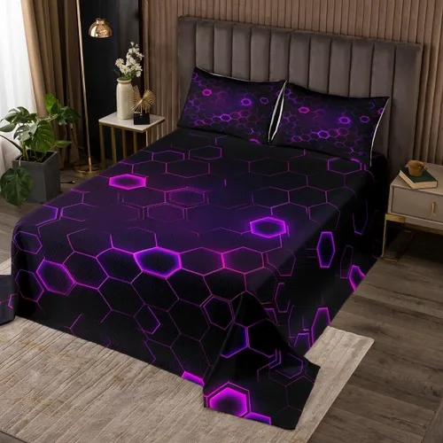 Vista 39 de Erosebridal Juego de ropa de cama tamaño individual con estampado de flores rojas y rosas rojas, microfibra suave de lujo, color negro y marrón