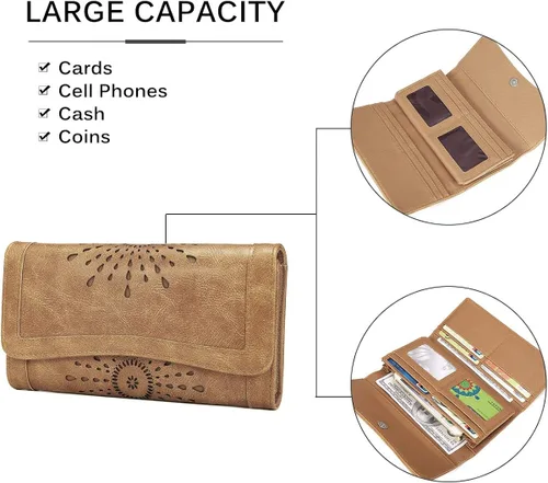 Vista 5 de OB OURBAG Cartera de piel para mujer, con tarjetero