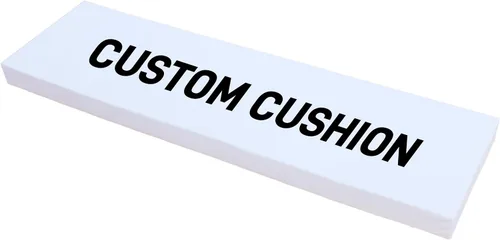 Vista 78 de Cojines de banco personalizados para muebles de interior/exterior, almohadilla de asiento de ventana panorámica con parte inferior antideslizante