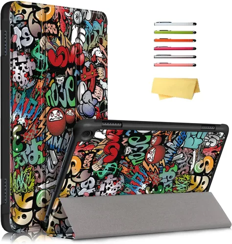 Vista 12 de Funda tipo folio para Amazon Kindle Fire HD 8 y Fire HD 8 Plus (se adapta tanto a 12ª/10ª generación, 2022/2020) con soporte inteligente de piel