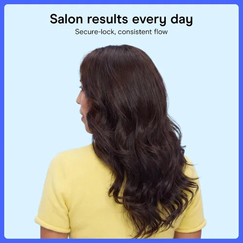 Vista 5 de Peine redondo rotador para el cabello Infiniti Pro Spin Air, con aire caliente, 2 pulgadas, color oscuro, de Conair, Estilizador rotativo, giro