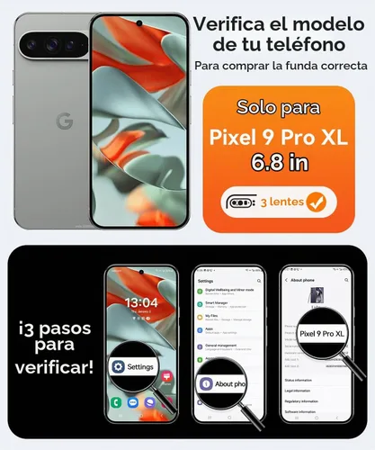 Vista 2 de CANSHN Funda magnética para Google Pixel 9 Pro XL (6.8 pulgadas), mejorada [protección completa de la cámara] [compatible con Magsafe]