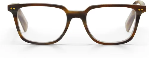 Vista 11 de eyebobs C Suite Traditional and Blue Light Reading Glasses Frente y patillas de cristal azul