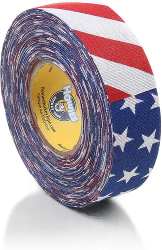 Vista 7 de Howies Hockey - Cinta adhesiva de tela de color de 1 pulgada o cinta transparente para espinilleras, 1 paquete, agarre fuerte, cinta adhesiva