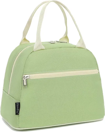 Vista 45 de Bolsa de almuerzo aislada FlowFly - Bolsa de asas organizadora para mujeres/hombres, Alpaca