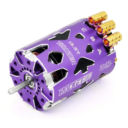 Vista 17 de Surpass Hobby Rocket RC Thunder Power 540 Drift Sensor Motor para 1/10th RC Car Púrpura (10.5T)