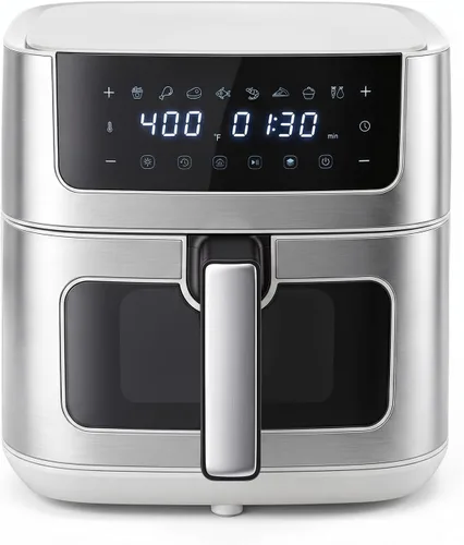 Vista 10 de 8-in-1 Air Fryer 6 Quarts, Airfryer with Presets and Window Black