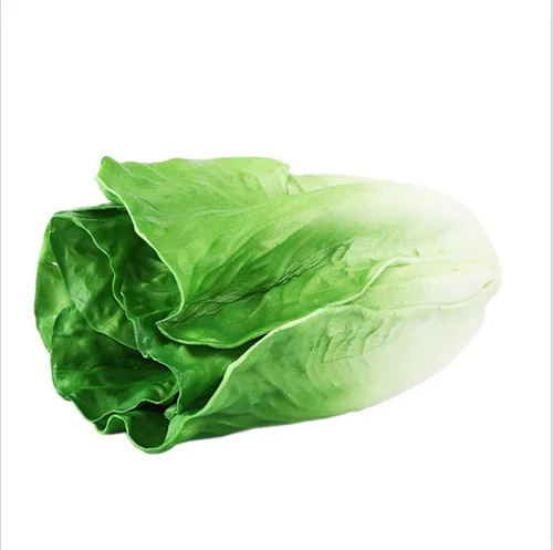 Vista 2 de Zzooi 1 unids artificial de alta simulación lechuga Display Props lechuga modelo decoración Prop