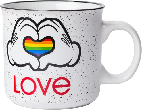 Vista 12 de Silver Buffalo - Taza de cerámica de campamento de A Goofy Movie de Disney, diseño retro con Goofy, Max Goof, Roxanne y Bobby Zimmeruski, 20 onzas