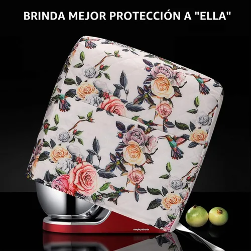 Vista 7 de KitchenAid - Funda para batidora con bolsillos, se adapta a mezcladores KitchenAid de 5 a 8 cuartos de galón 1 estampado de rosas