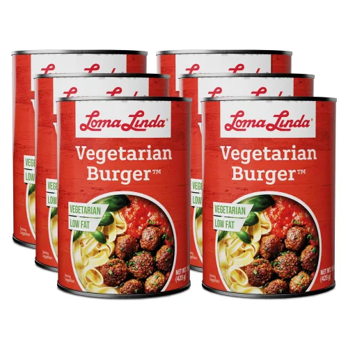 Vista 6 de Loma Linda - Carnes a base de plantas (hamburguesa vegetariana (15 oz.), paquete de 3