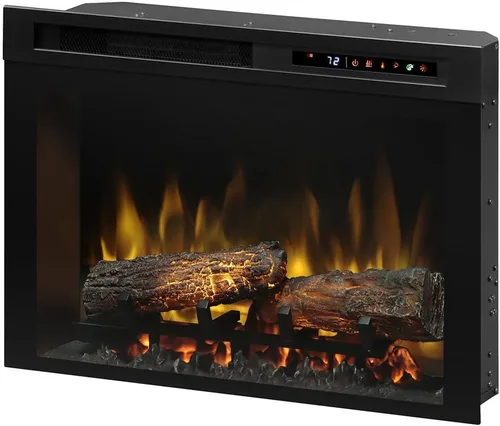 Vista 9 de Dimplex Caja de fuego eléctrica empotrada Multi-Fire XHD de 23 pulgadas con lecho de brasas de acrílico - Negro, XHD23G