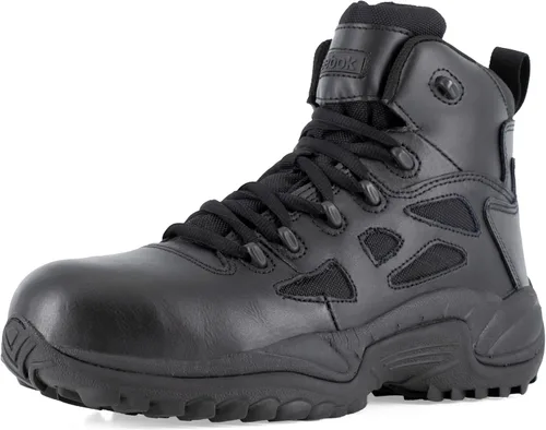 Vista 6 de Reebok Botas tácticas para hombre RB8694 Rapid Response RB con punta de composite de 6 pulgadas, con cierre lateral, color desierto, para uso