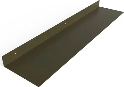 Vista 20 de Estante Flotante Lineal Hecho en EE.UU. - Acero Forjado Fabricado en EE.UU. - Estante Industrial de Metal de Servicio Pesado Montado en Pared