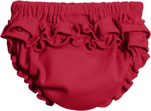 Vista 14 de City Threads Ruffle Diaper Cover for Baby Girls Soft Cotton, Made in USA Baby Girl Bloomers, Wear Over Disposable and Cloth