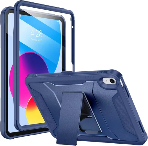 Vista 26 de Funda Soke para iPad (A16) de 11ª generación de 11 pulgadas 2025, iPad de 10ª generación de 10.9 pulgadas 2022, con protector de pantalla