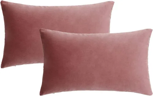 Vista 33 de VAKADO Juego de 2 fundas de almohada de terciopelo beige crema de 16 x 16 pulgadas, fundas de cojín cuadradas suaves y sólidas, decoración del hogar