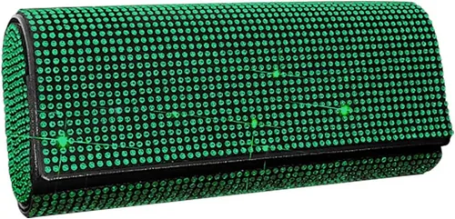 Vista 12 de Funda protectora universal para lentes de sol de automóvil, con cierre magnético, para la mayoría de los autos, color negro