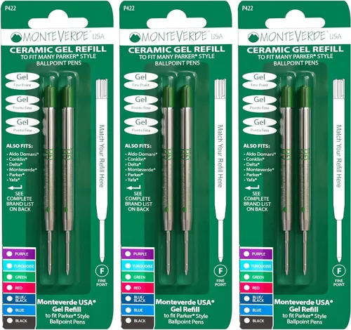 Vista 20 de Monteverde® Capless Gel Refills to Fit Parker