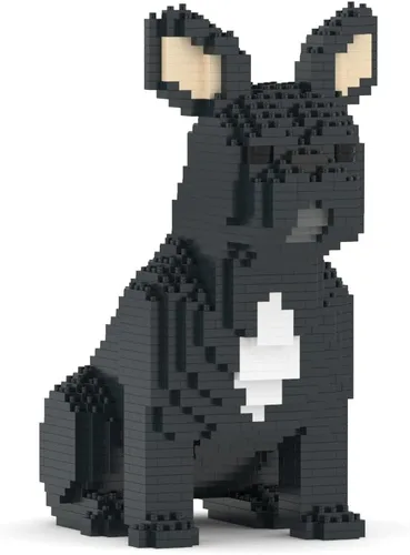 Vista 4 de JEKCA Bulldog francés 04S-M03 Bloques de construcción de plástico para perros Edad 14+