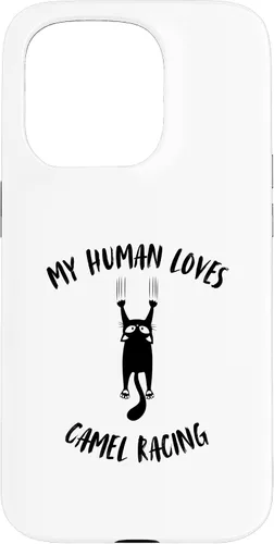 Vista 14 de My Human Loves Camel Racing - Cat Parent Hobby Lover Case for iPhone 16