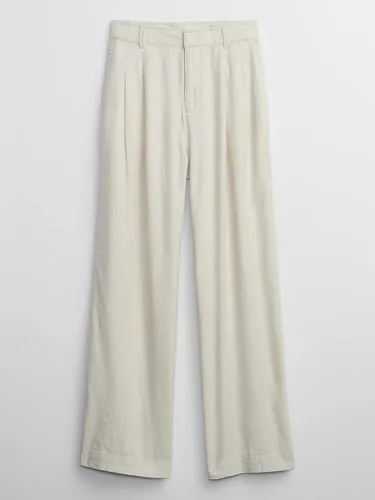 Vista 3 de GAP Women's High Rise Linen Wide Leg Pant