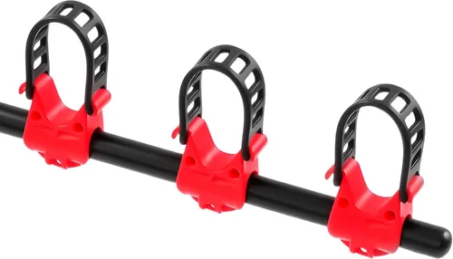 Vista 8 de Soporte para maletero de 3 bicicletas con correa fija, soporte para bicicleta, compatible con la mayoría de sedanes, hatchbacks, minivans y SUV