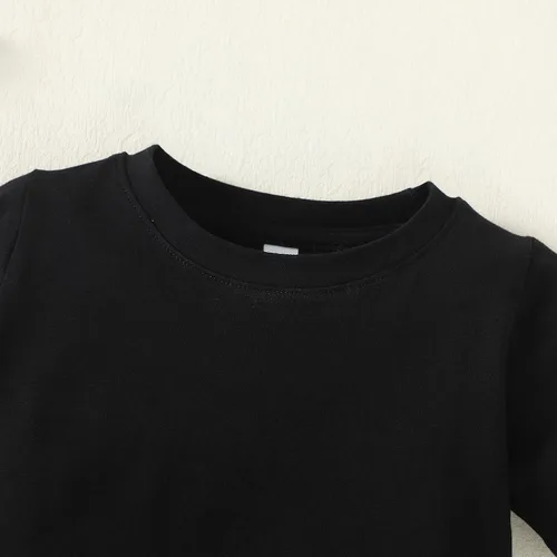 Vista 4 de Magic Park 6M-14Y Camiseta de manga corta y larga para bebés, camiseta de manga larga para niños, camisetas de color sólido para niños y niñas