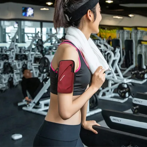 Vista 6 de Funda resistente al agua para teléfono celular, soporte para correr para brazalete para correr bandas de brazo de teléfono con entrenamiento - Se