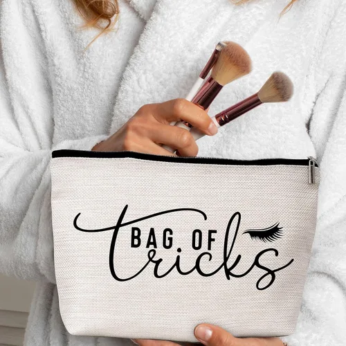 Vista 4 de GREOXG Bolsa de maquillaje divertida, Bolsa de trucos