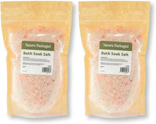 Vista 15 de Mezcla de sales de baño (16 onzas, paquete de 1) – Sal mineral pura de grano grueso – Se utiliza como baño de sal, baño de baño, remojo de pies, spa