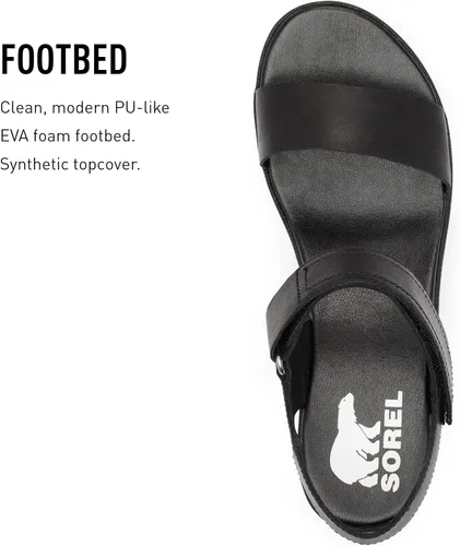 Vista 5 de Sorel Sandalias de cuña Cameron para mujer