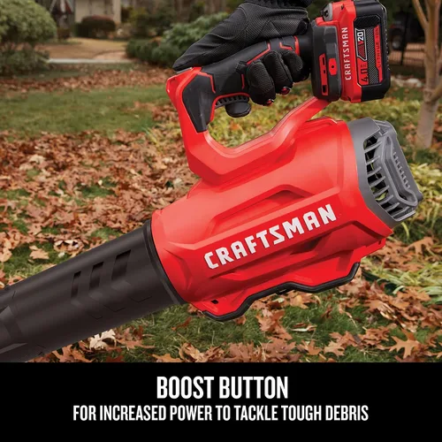 Vista 7 de CRAFTSMAN V20 Soplador de hojas inalámbrico, batería y cargador incluidos (CMCBL720M1)