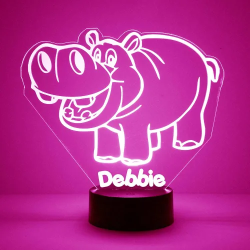 Vista 12 de Lámpara de luz nocturna con letrero LED de león personalizado con control remoto, pantalla iluminada con nombre o imagen personalizada