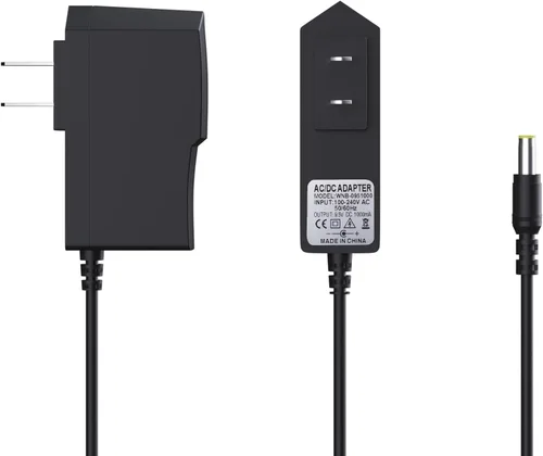 Vista 3 de Adaptador de corriente de 9.5 V con cable de 10 pies – Compatible con teclado Casio AD-E95100LU, SA-76 SA-77 SA-46 LK-135 CTK-2500 CTK-2400 CTK-2550
